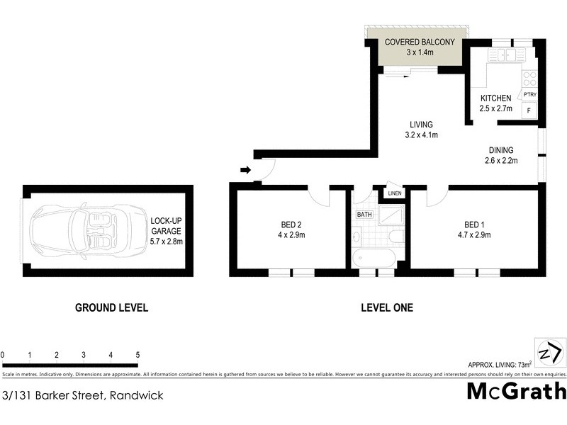 3/131 Barker Street, Randwick NSW 2031 Floorplan