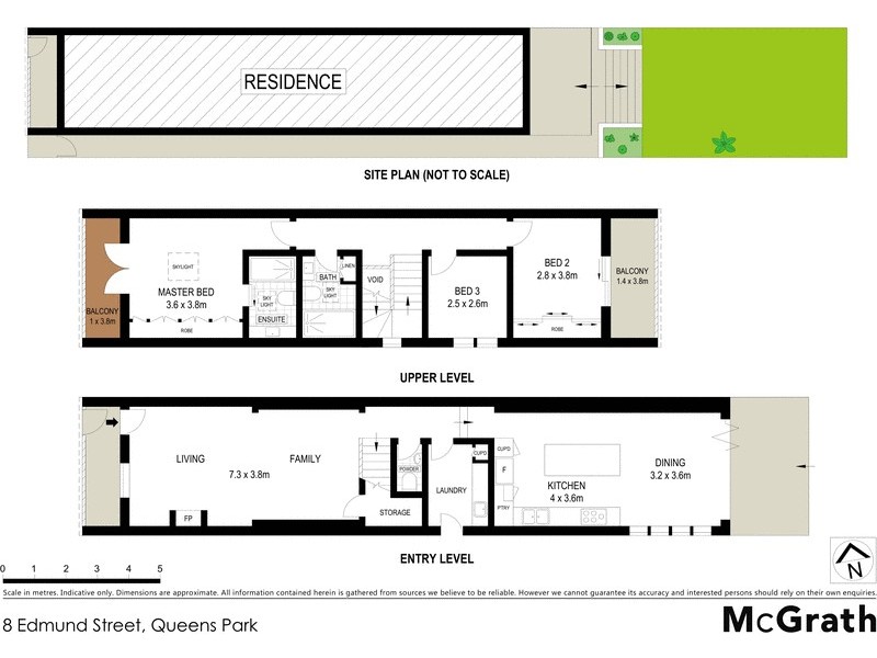 8 Edmund Street, Queens Park NSW 2022 Floorplan