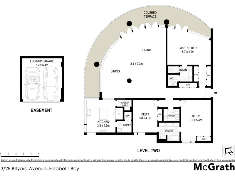 3/28 Billyard Avenue, Elizabeth Bay NSW 2011 Floorplan