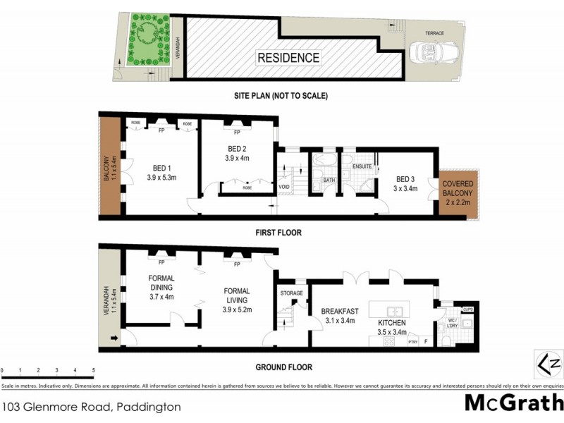 103 Glenmore Road, Paddington NSW 2021 Floorplan