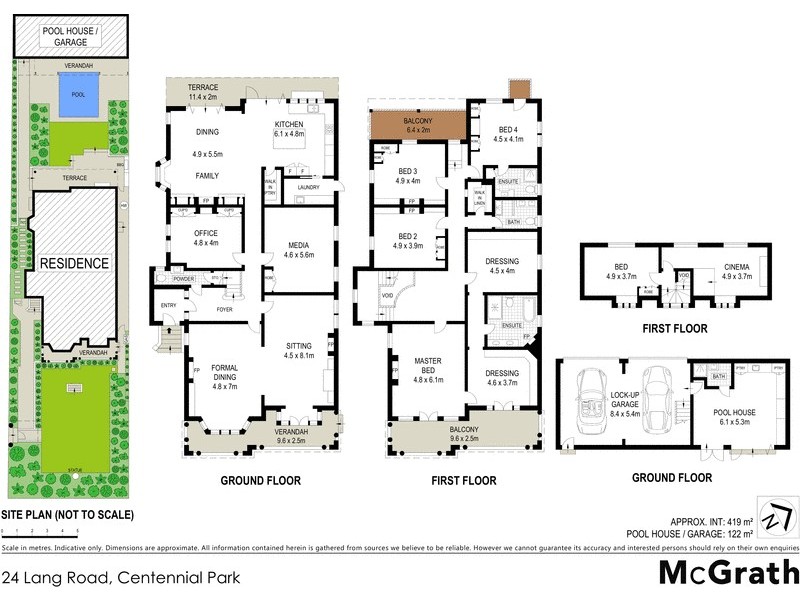 24 Lang Road, Centennial Park NSW 2021 Floorplan
