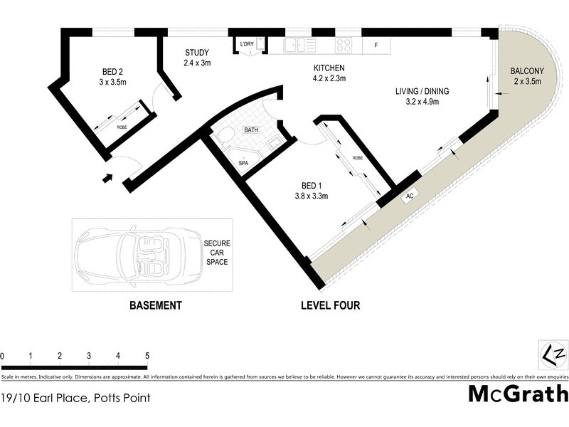 19/10 Earl Place, Potts Point NSW 2011 Floorplan