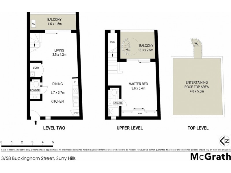 3/58 Buckingham Street, Surry Hills NSW 2010 Floorplan