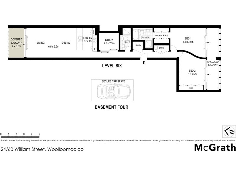 24/60 William Street, Woolloomooloo NSW 2011 Floorplan