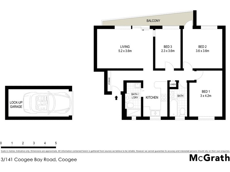 3/141 Coogee Bay Road, Coogee NSW 2034 Floorplan