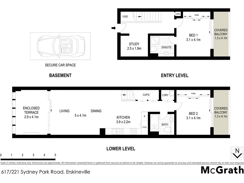 617/221 Sydney Park Road, Erskineville NSW 2043 Floorplan