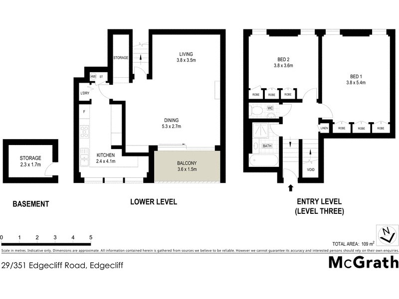29/351 Edgecliff Road, Edgecliff NSW 2027 Floorplan