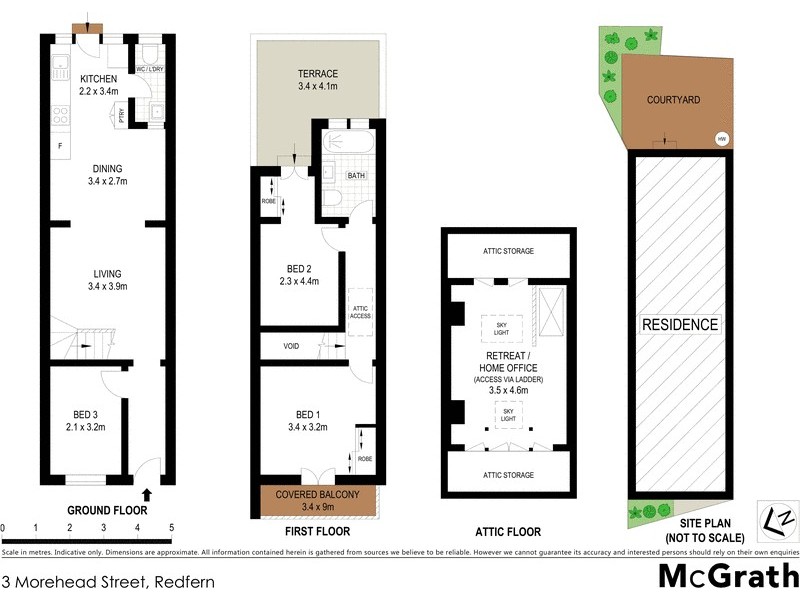 3 Morehead Street, Redfern NSW 2016 Floorplan