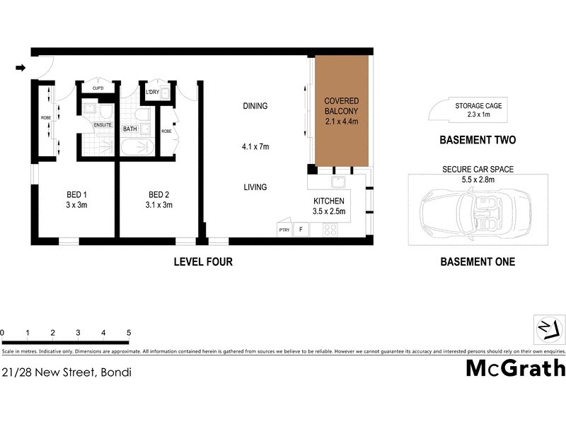 21/28 New Street, Bondi NSW 2026 Floorplan