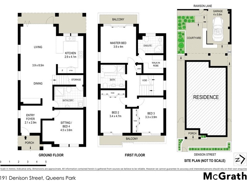 191 Denison Street, Queens Park NSW 2022 Floorplan