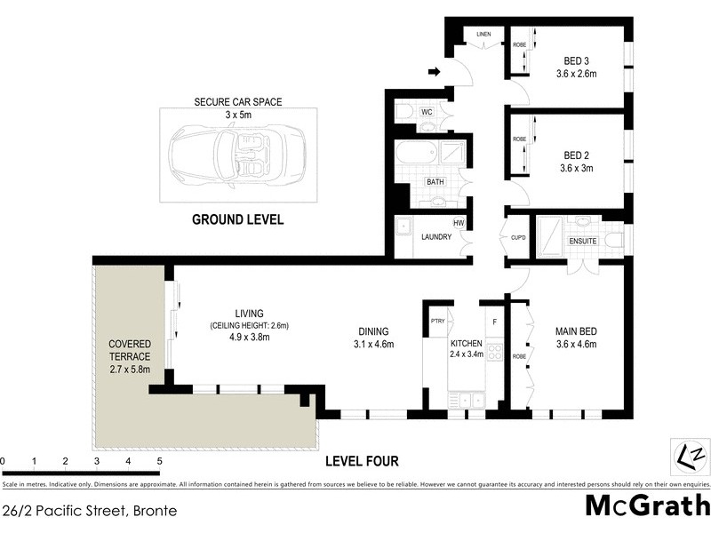 26/2 Pacific Street, Bronte NSW 2024 Floorplan