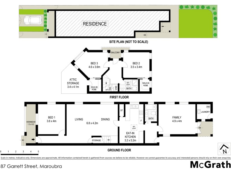 87 Garrett Street, Maroubra NSW 2035 Floorplan