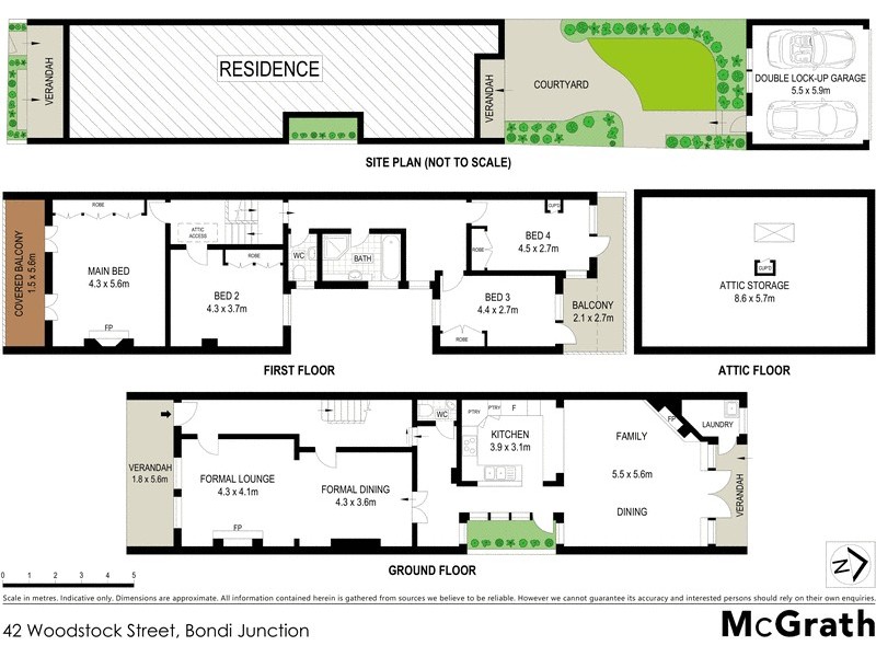 42 Woodstock Street, Bondi Junction NSW 2022 Floorplan
