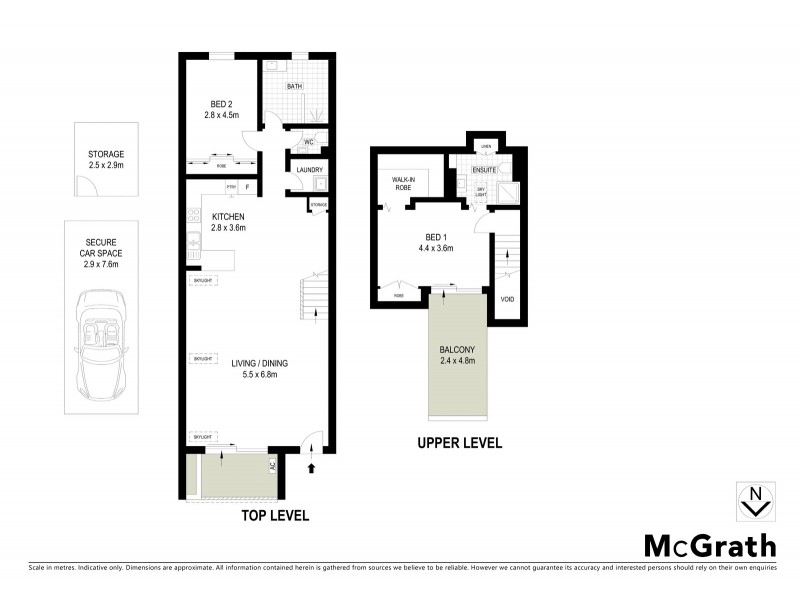 21/26 McElhone Street, Woolloomooloo NSW 2011 Floorplan