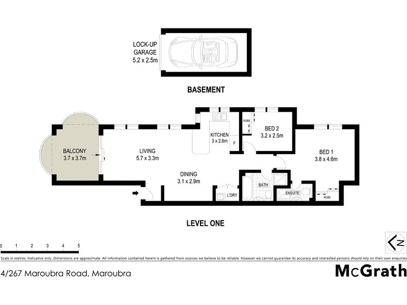 4/267 Maroubra Road, Maroubra NSW 2035 Floorplan