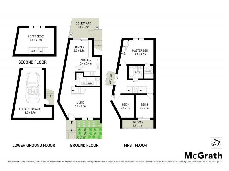 1/32 Queen Street, Beaconsfield NSW 2015 Floorplan