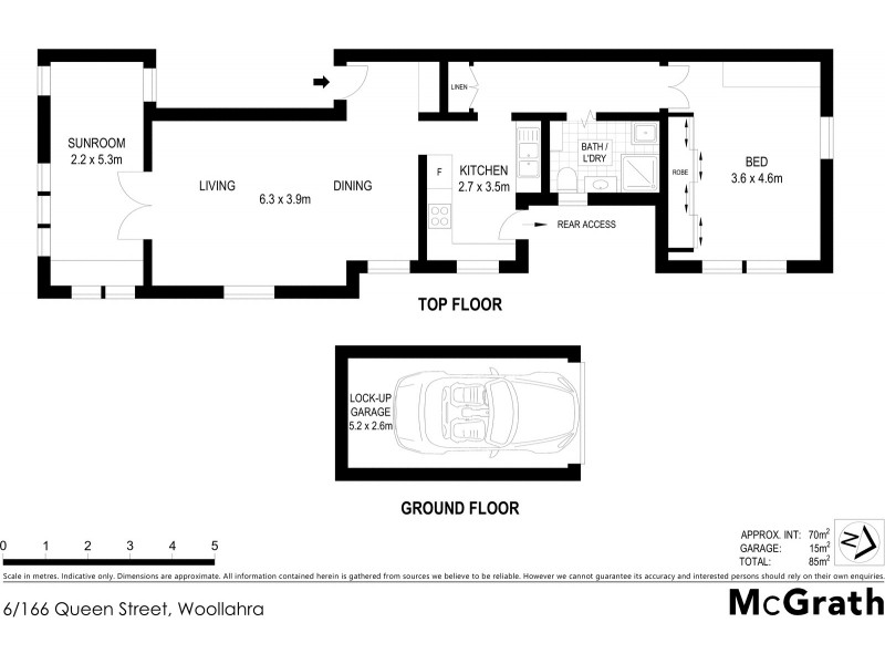 6/166 Queen Street, Woollahra NSW 2025 Floorplan