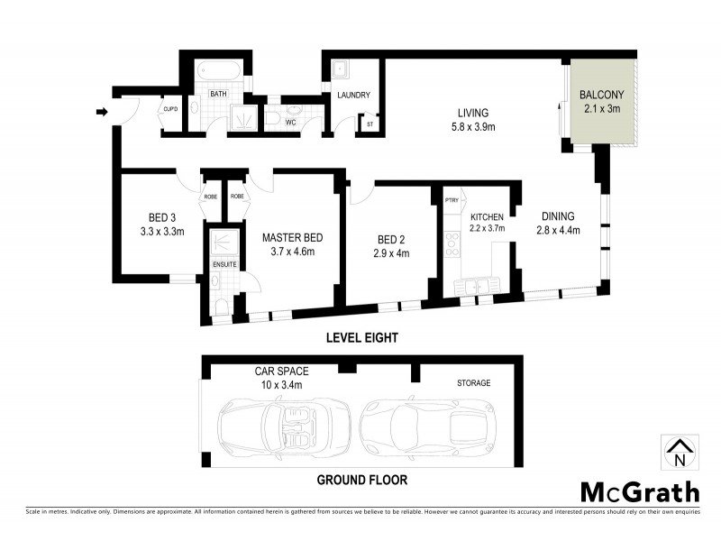 31/178 Beach Street, Coogee NSW 2034 Floorplan