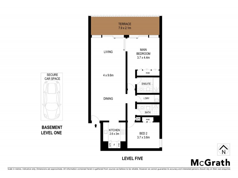 508/50 Burton Street, Darlinghurst NSW 2010 Floorplan