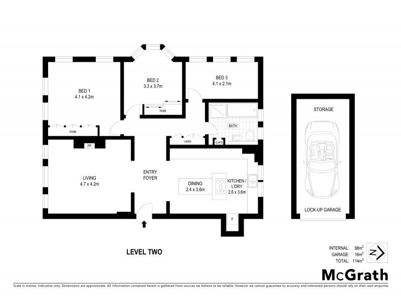 7/1 Aston Gardens, Bellevue Hill NSW 2023 Floorplan