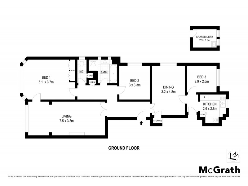 4/5 Aston Garden, Bellevue Hill NSW 2023 Floorplan