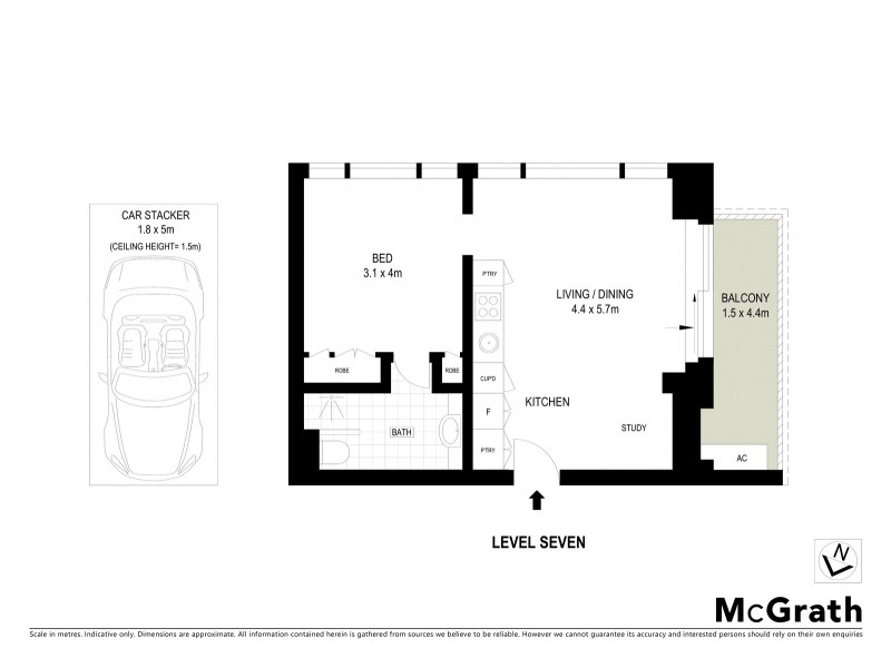 706/85 New South Head Road, Rushcutters Bay NSW 2011 Floorplan