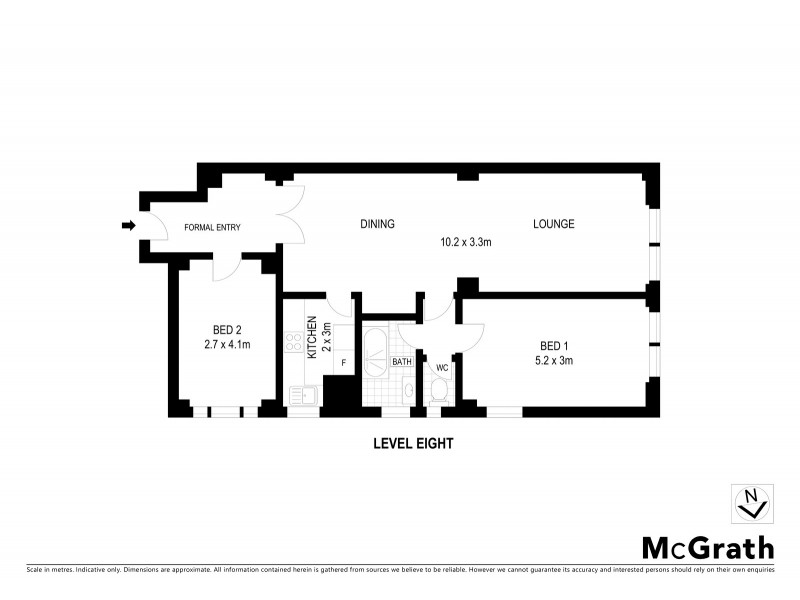 804/123 Macquarie Street, Sydney NSW 2000 Floorplan