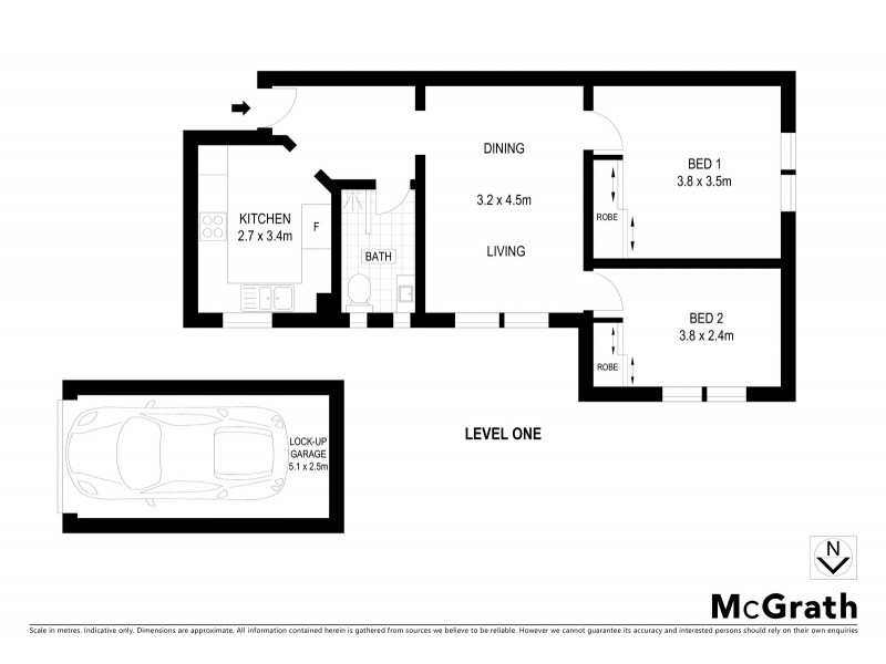 8/23 Orr Street, Bondi NSW 2026 Floorplan