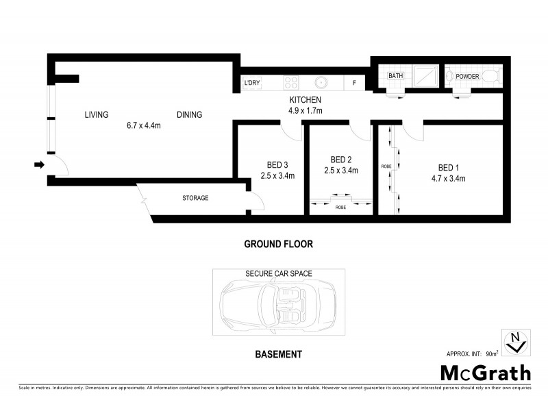 15G/11A Lachlan Street, Waterloo NSW 2017 Floorplan