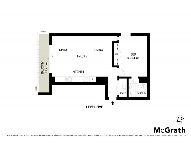 503/6 Short Street, Surry Hills NSW 2010 Floorplan