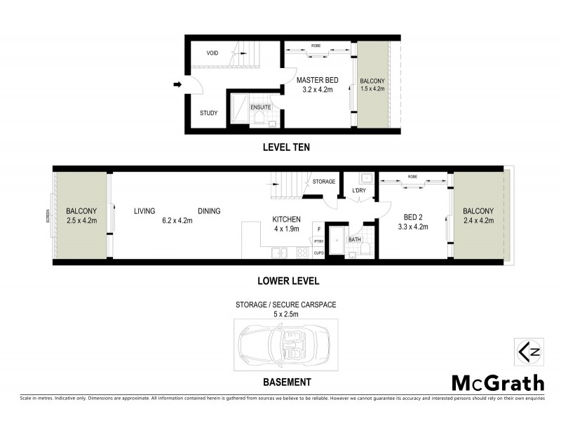 1004/5 O’Dea Avenue, Zetland NSW 2017 Floorplan