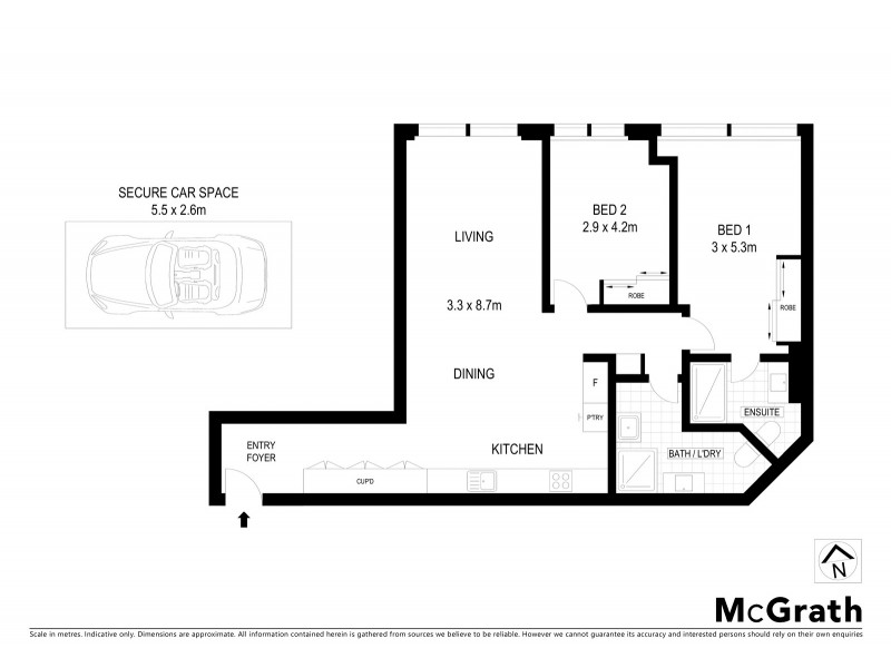 18A/460 Elizabeth Street, Surry Hills NSW 2010 Floorplan