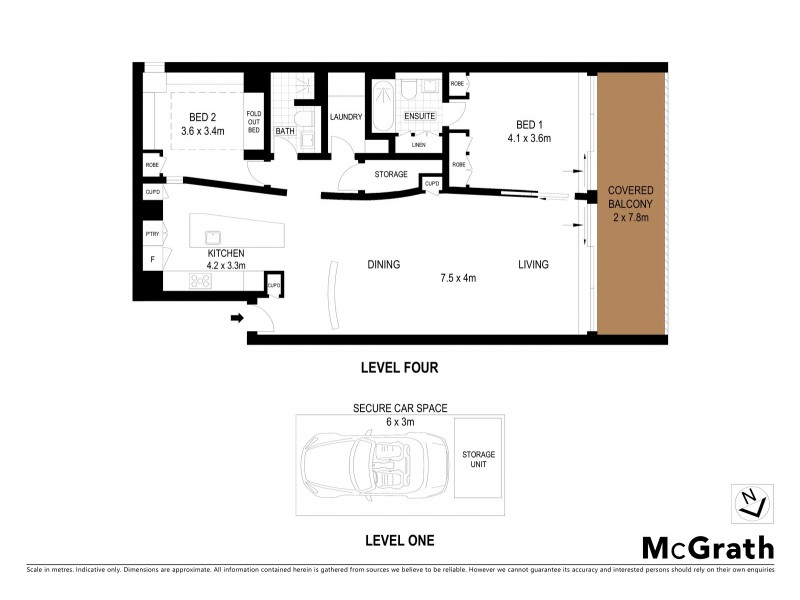 404/50 Burton Street, Darlinghurst NSW 2010 Floorplan