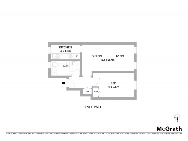 9/385 Liverpool Street, Darlinghurst NSW 2010 Floorplan
