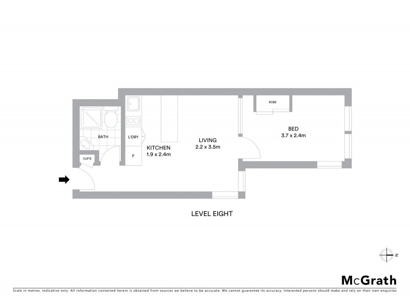 84/13 Waine Street, Surry Hills NSW 2010 Floorplan