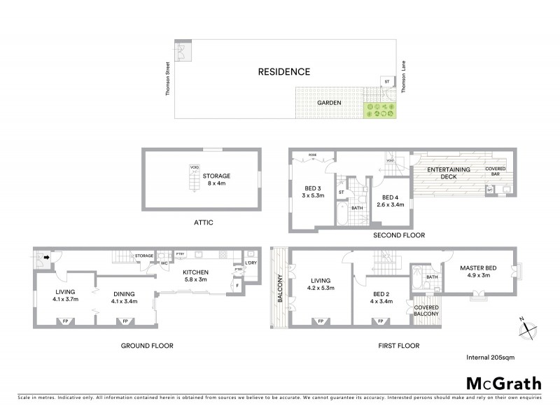 8 Thomson Street, Darlinghurst NSW 2010 Floorplan
