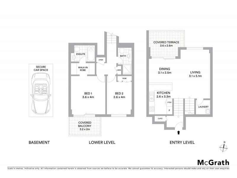 32/100 Barcom Avenue, Darlinghurst NSW 2010 Floorplan