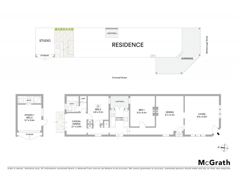 43 Marlborough Street, Leichhardt NSW 2040 Floorplan