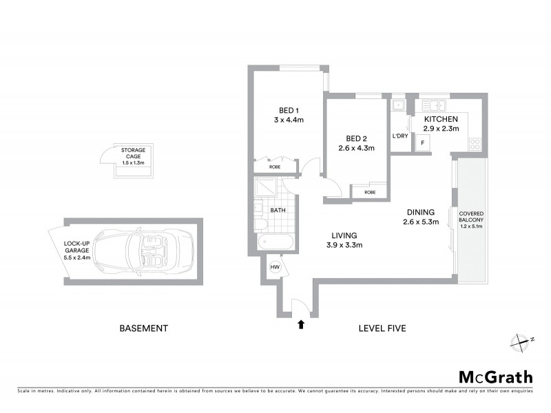 5E/6 Bligh Place, Randwick NSW 2031 Floorplan