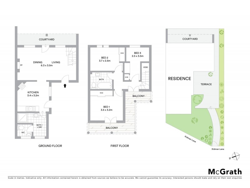13 Kidman Lane, Paddington NSW 2021 Floorplan