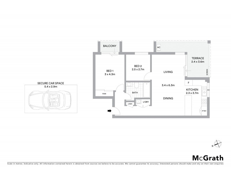 4/8 Burge Street, Vaucluse NSW 2030 Floorplan