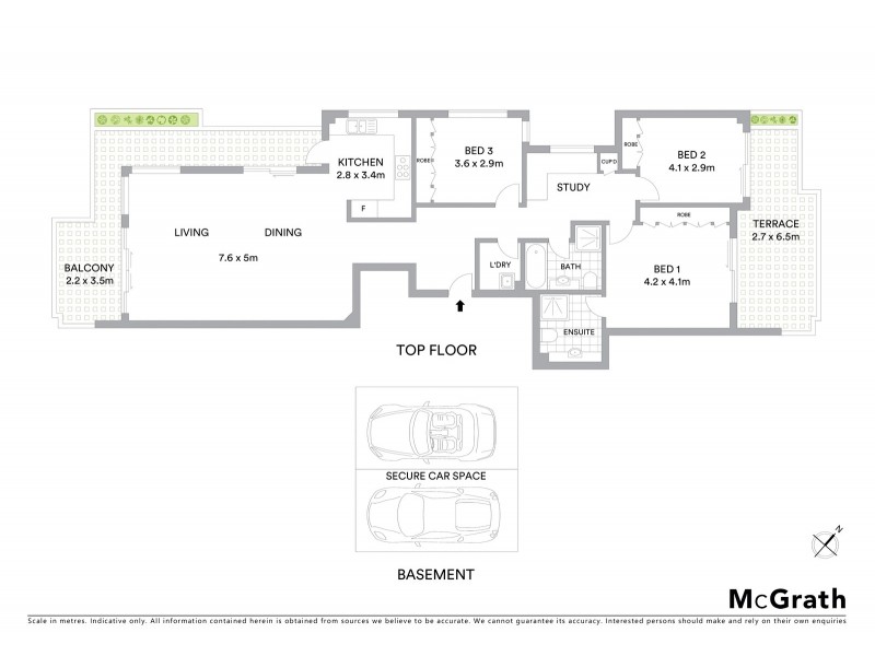 9/18 Hamilton Street, Rose Bay NSW 2029 Floorplan