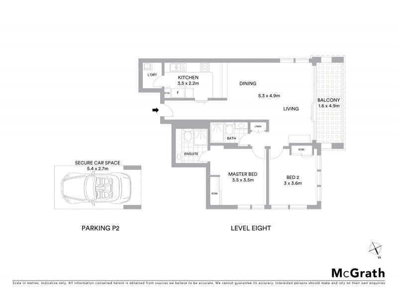 804/1 Boomerang Place, Woolloomooloo NSW 2011 Floorplan