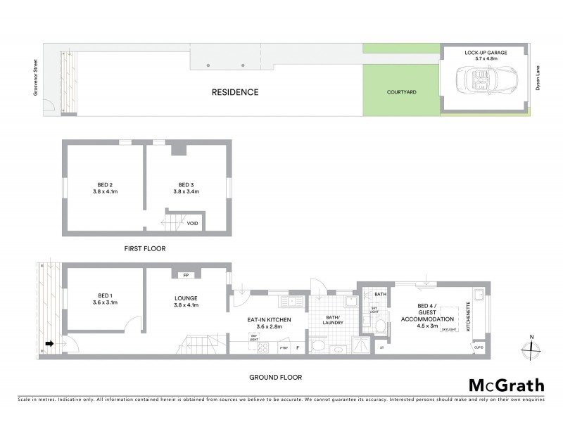 43 Grosvenor Street, Woollahra NSW 2025 Floorplan