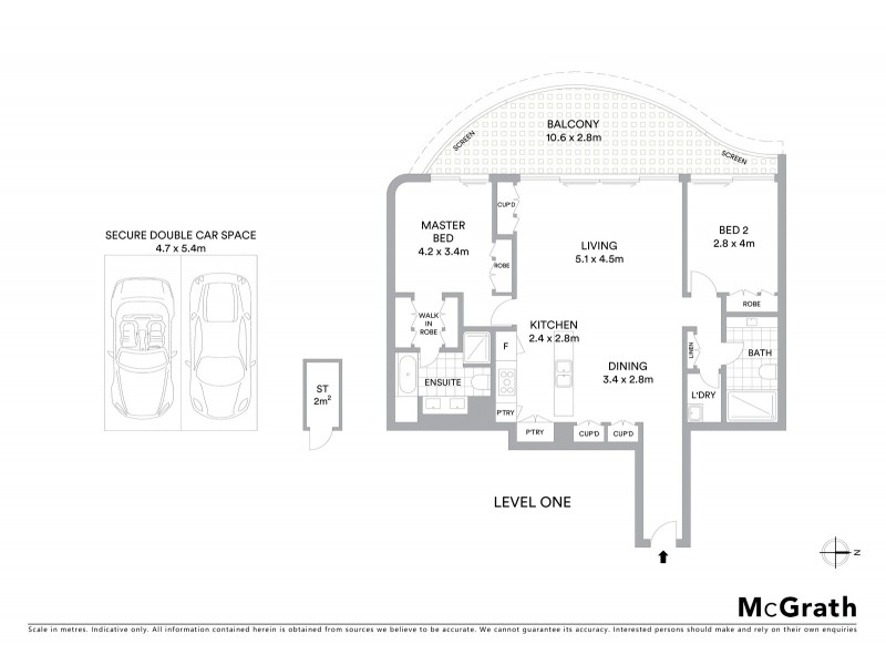 103/15 Barangaroo Avenue, Barangaroo NSW 2000 Floorplan