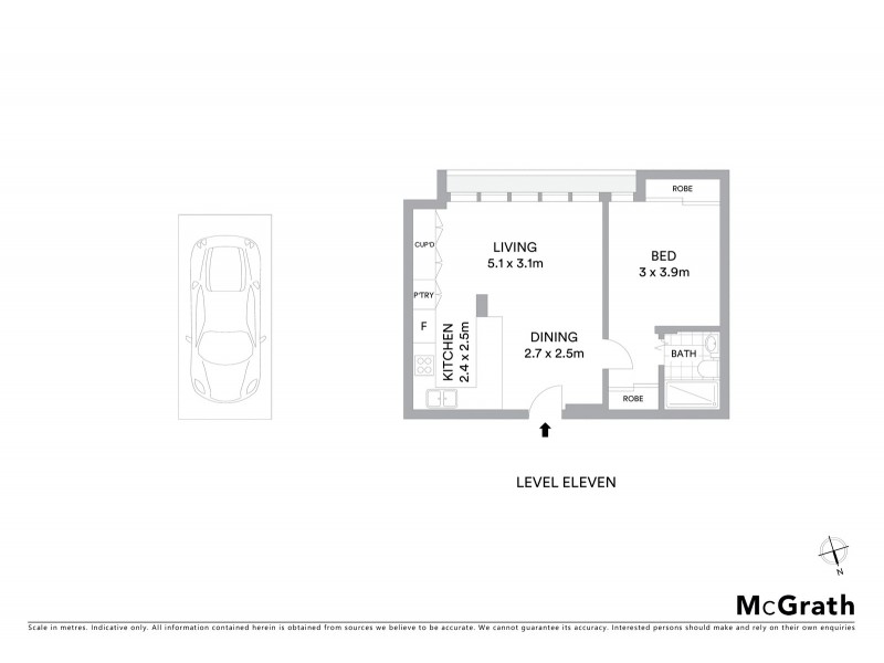 115/69 St Marks Road, Randwick NSW 2031 Floorplan