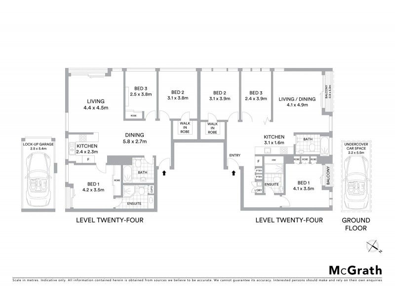 143 & 144/14 Blues Point Road, Mcmahons Point NSW 2060 Floorplan