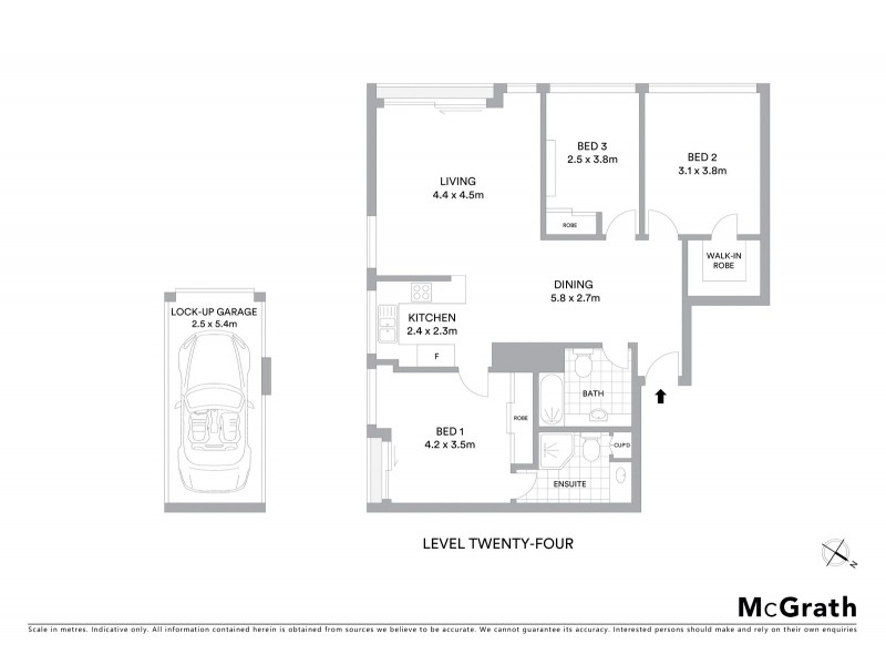 143/14 Blues Point Road, Mcmahons Point NSW 2060 Floorplan