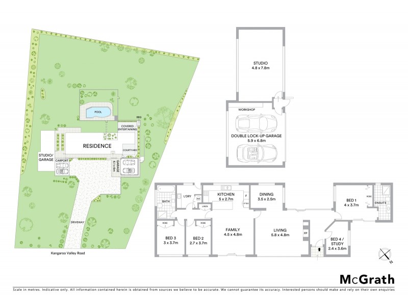 109 Kangaroo Valley Road, Berry NSW 2535 Floorplan