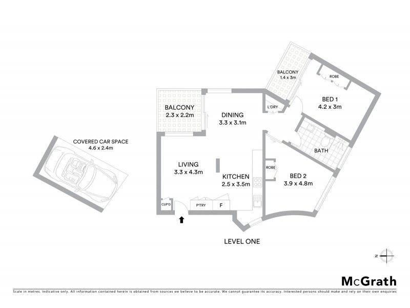 6/9 Edward Street, Bondi Beach NSW 2026 Floorplan